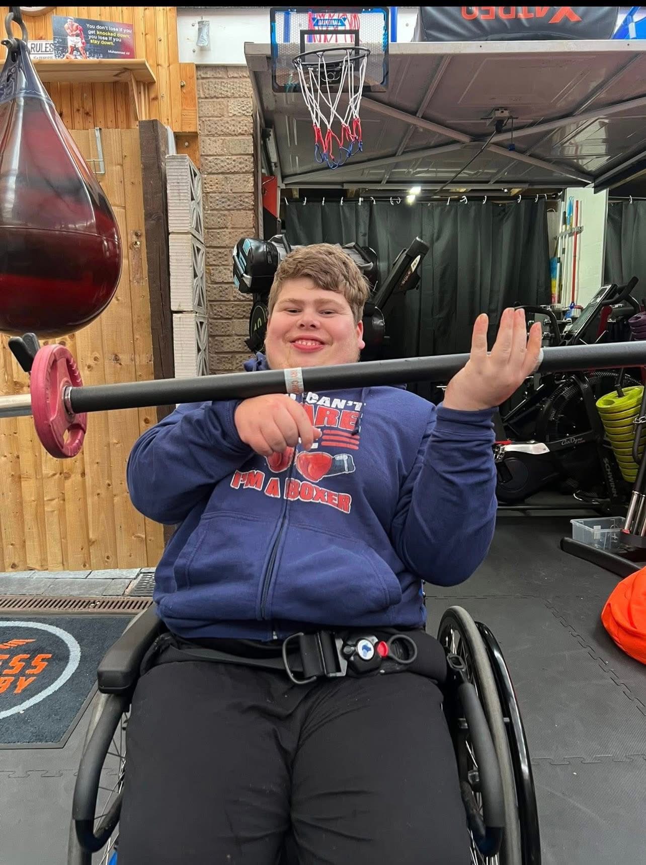 Nathan during his 121 💪🏻